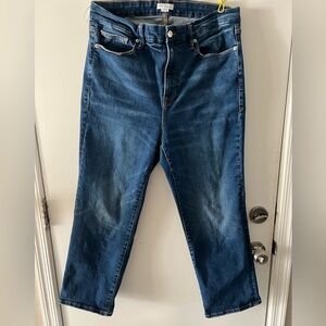 Good American Always Fits Straight Leg Jeans